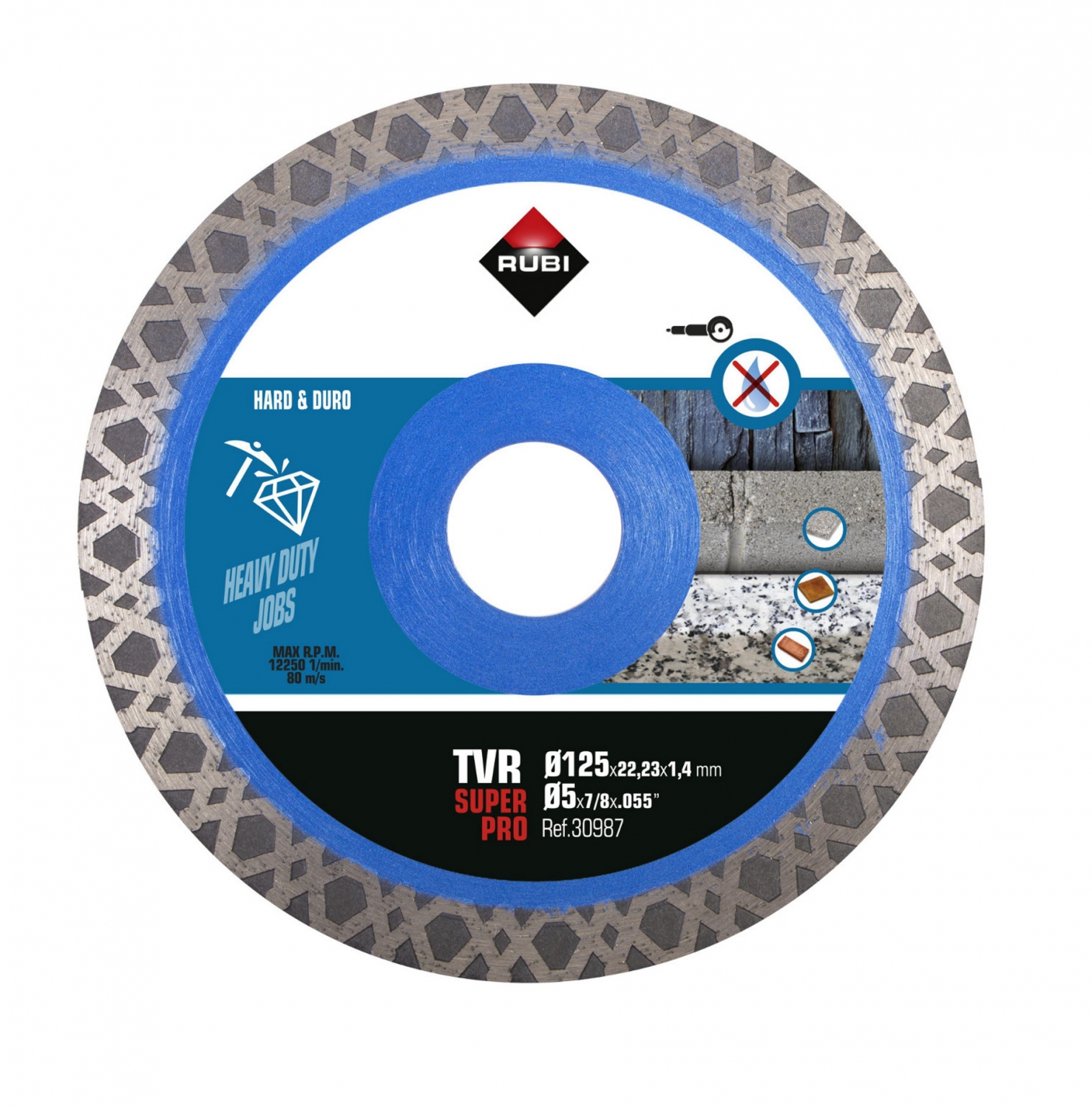 Diamantový kotúč TVR 125 SUPERPRO